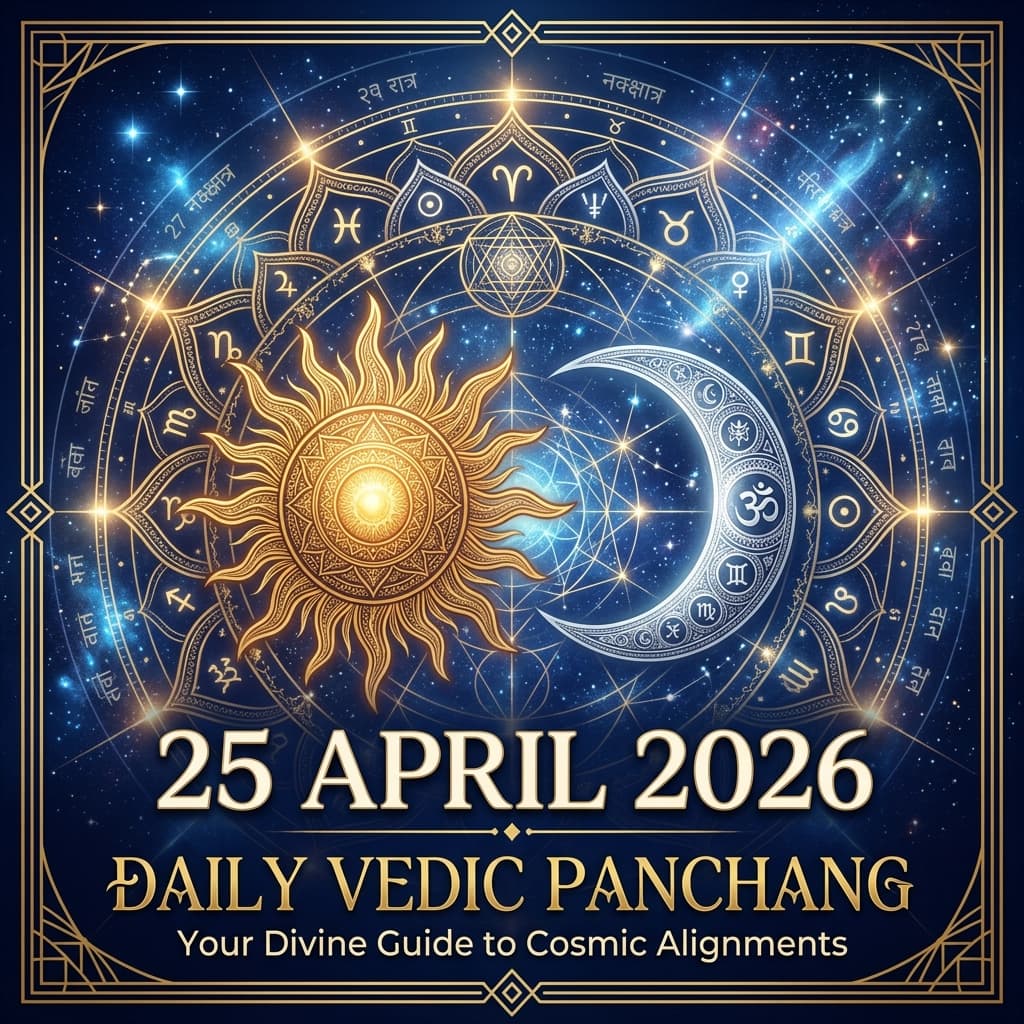Aaj ka panchang 25 April 2026 cover artwork